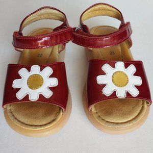 ELEFANTEN ORTHOPEDICS KIDS Red Daisy Sandal 23/7